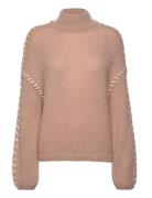 Vichoca New L/S Knit Pullover Beige Vila