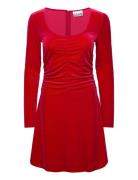 Velvet Jersey Red Ganni