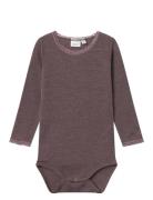 Nmfwang Wool Needle Ls Body Solid Noos Brown Name It