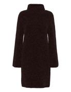 Alphagz Rollneck Dress Brown Gestuz