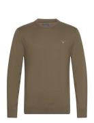 Cotton C-Neck Khaki GANT