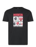 Cartoon T-Shirt Black Makia