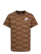 Nike Printed Tee Brown Nike