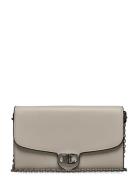 Leather Medium Adair Crossbody Beige Lauren Ralph Lauren