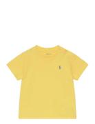 Cotton Jersey Crewneck Tee Yellow Ralph Lauren Baby