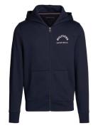 Roundall Hooded Zip Through Navy Tommy Hilfiger