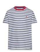 Striped Cotton Jersey Tee Patterned Ralph Lauren Kids