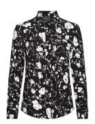 Slim Fit Floral Stretch Jersey Shirt Black Lauren Ralph Lauren