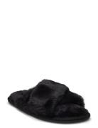 Lia Fake Fur Slipper Black Hunkemöller