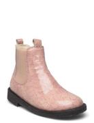 Booties - Flat - With Elastic Pink ANGULUS