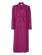 Malenegz Oz Coat Purple Gestuz