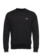 Crew Neck Sweatshirt Black Fred Perry