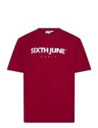 Essentiel Ss Tshirt Red SIXTH JUNE