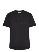 Mschterina Organic Small Logo Tee Black MSCH Copenhagen