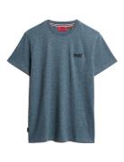 Essential Logo Emb Tee Blue Superdry