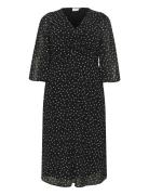 Kcsallie Dress Black Kaffe Curve