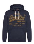 Classic Vl Graphic Hoodie Navy Superdry