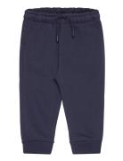 Cotton Jogger-Style Trousers Navy Mango