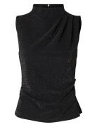 Slfmarwa Sl High Neck Top Black Selected Femme