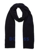 Elio_Scarf Navy BOSS