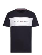 Ss T-Shirt Block Logo Navy Tommy Hilfiger