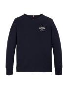 Th Logo Puff Print Reg Tee Ls Navy Tommy Hilfiger