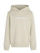 Inst. Logo Reg. Terry Hoodie Cream Calvin Klein