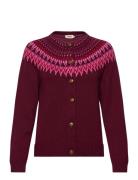 Joelle Cotton Cardigan Burgundy Jumperfabriken