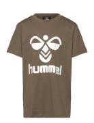 Hmltres T-Shirt S/S Khaki Hummel