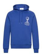 Tournament Hoodie Blue Les Deux