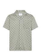 Tapestry Ss Shirt Green Les Deux