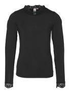 Vmrosie Ls Top Jrs Girl Black Vero Moda Girl