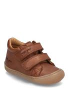 First™ Sport Velcro Shoe Brown Pom Pom