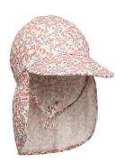 Cap W/Neck Summer Boy/Girl Pink Melton