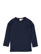 Melange Ls T-Shirt Navy Copenhagen Colors