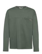 Long Sleeve Cotton T-Shirt Khaki Mango