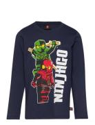 Lwtano 607 - T-Shirt L/S Navy LEGO Kidswear