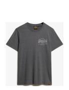 Classic Vl Heritage Chest Tee Grey Superdry