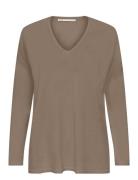 Onlamalia Ls V-Neck Cc Knt Beige ONLY