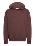 Crew Hoodie Brown Les Deux