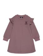 Hmlwulbato Dress Ls Pink Hummel