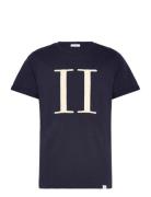 Encore Bouclé T-Shirt Kids Navy Les Deux