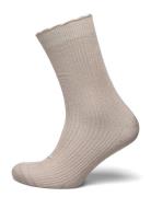 Julia Glitter Socks Beige Mp Denmark