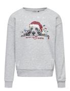 Kogyda Xmas Life L/S O-Neck Box Swt Grey Kids Only