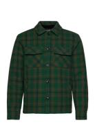 Teddy Lined Checked Overshirt Green Scotch & Soda