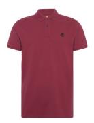 Millers River Pique Short Sleeve Polo Cordovan Burgundy Timberland