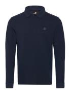 Millers River Ls Millers River Pique Polo Dark Sapphire Navy Timberlan...