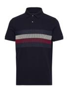 Shadow Global Stripe Reg Polo Navy Tommy Hilfiger