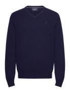 Lambswool V Neck Navy Hackett London