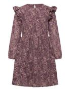 Dress Dobby Gold Purple Creamie